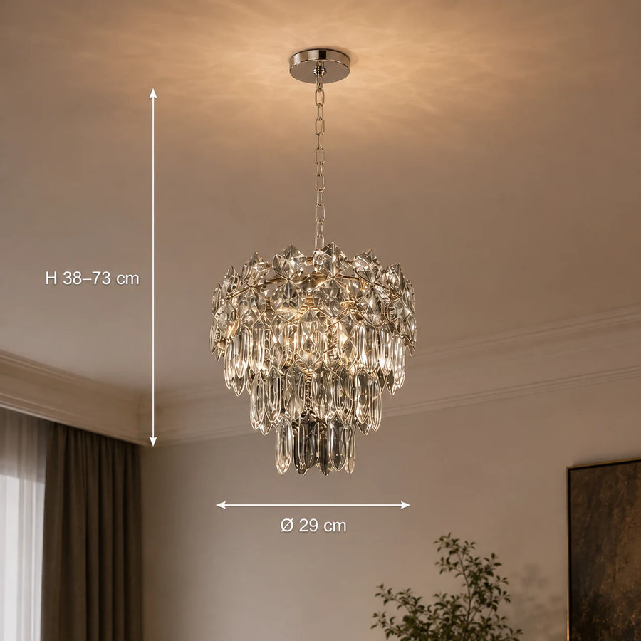 Candelabru Cristal WINDSOR Petito 3xE14, Diametru 29cm, Crom Lucios, Inaltime Reglabila - 01_CC800-300CH.png