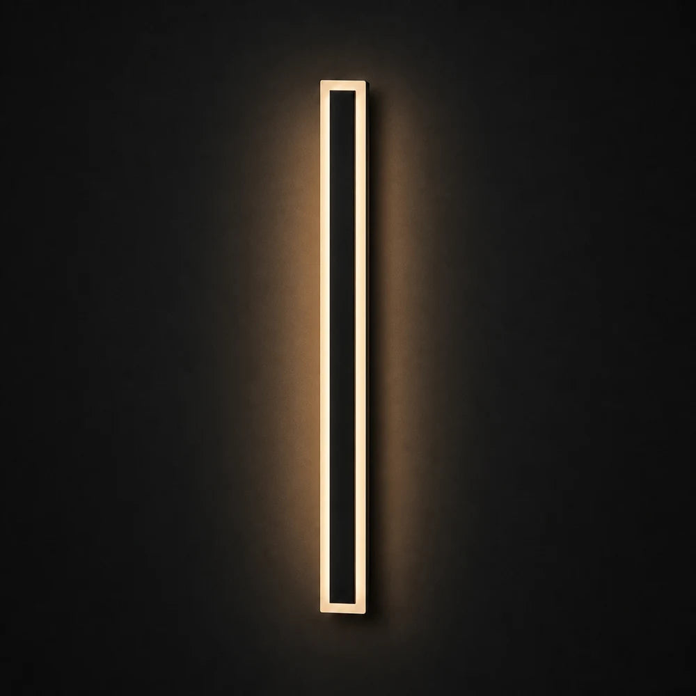 Aplica LED de Exterior Mack, Lungime 90cm, 10W, IP65, Metal, Liniar, Negru - 02_AX200-900BK.png