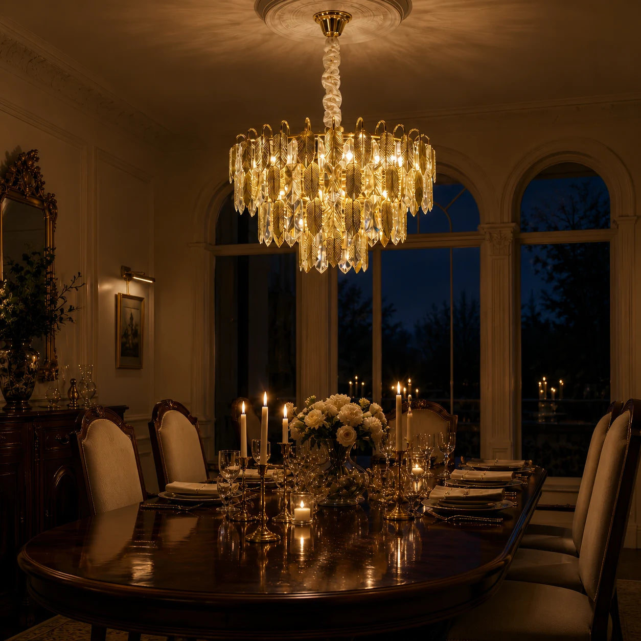Candelabru Cristal VENARIA 8x E14, Diametru 50cm, Auriu Lucios, Inaltime Reglabil - 02_CC8052-500GD.png
