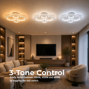 Lustra LED cu telecomanda si cristal NOVA ROTONDA RGB 82W, 4 Cercuri, lumina Rece/Calda/Neutra, Dimabila, Alb - 02_LT073-4WH.png