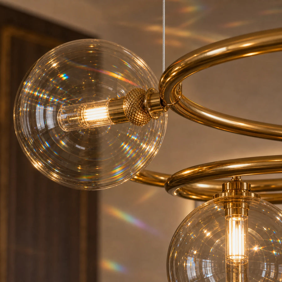 Lustra VENERE Luce, 3 Cercuri, 7xG9, Auriu, Metal , Inaltime Reglabila - 02_LC811-7.png