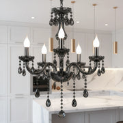 Candelabru Cristal ALNWICK Eleganza, 5xE14, Diametru 48cm, Negru, Inaltime Reglabila - 03_CC125-5BK.png