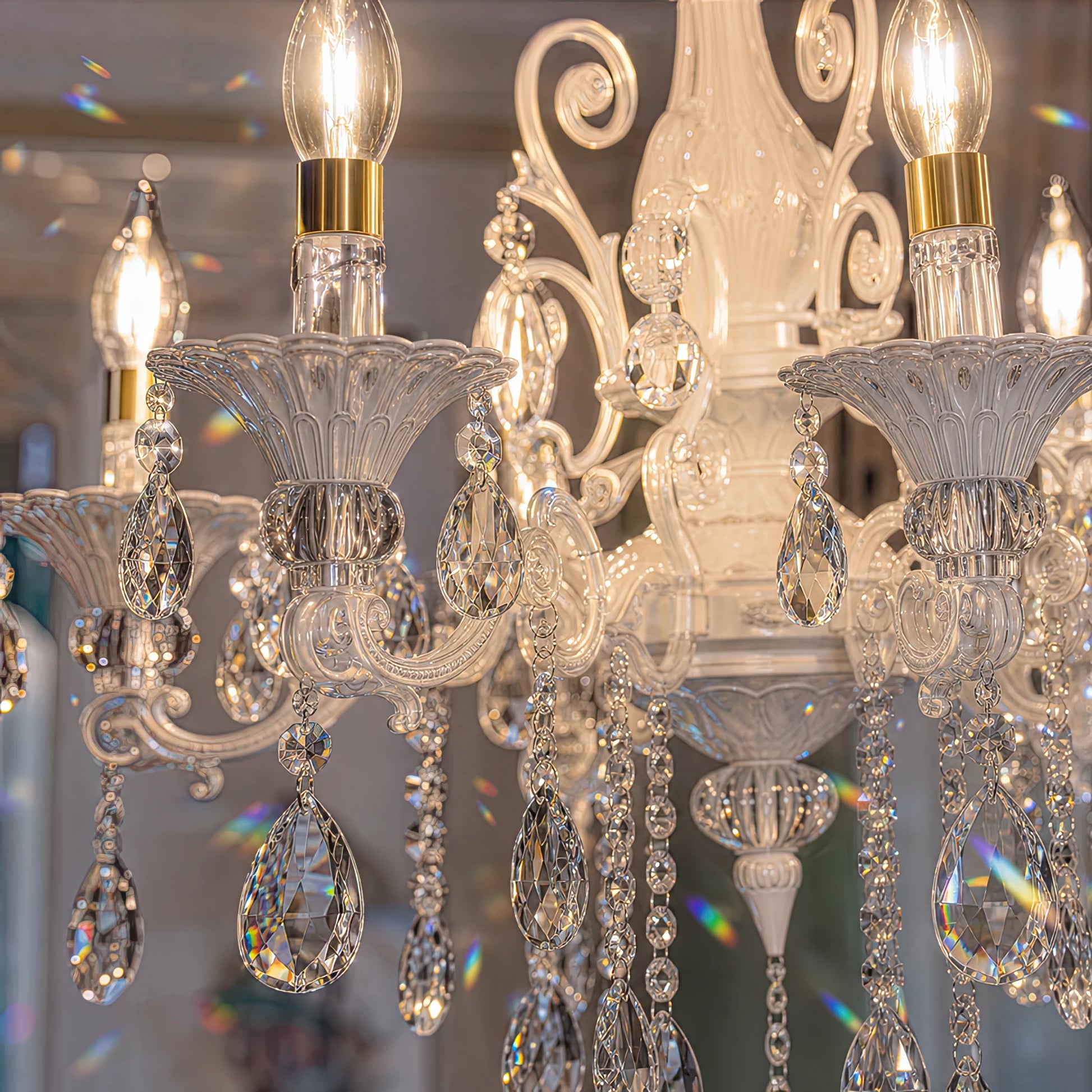 Candelabru SANSSOUCI 6xE14 Cristal si Metal – Design Clasic, Alb Argintiu - 03_CC220-6WH.png