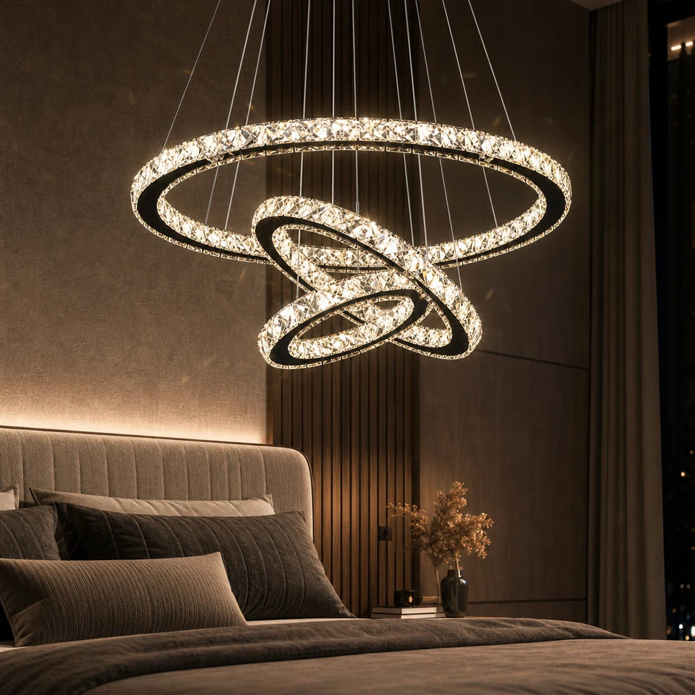 Lustra LED suspendata cu telecomanda si cristal PRISM LUMINIS 79W, 3 Cercuri, lumina Rece/Calda/Neutra, Dimabila, Crom, Inaltime Reglabila - 03_LT029.png