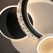 Lustra LED cu cristal PRISMIQ 45W, 3 Cercuri, lumina Rece/Calda/Neutra, Negru - 02_LL654-300BK.png