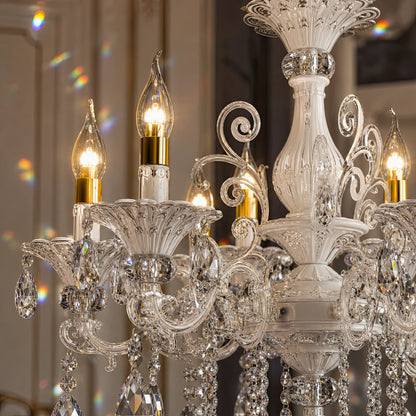Candelabru SANSSOUCI 6xE14 Cristal si Metal – Design Clasic, Alb Argintiu - 04_CC220-6WH.png
