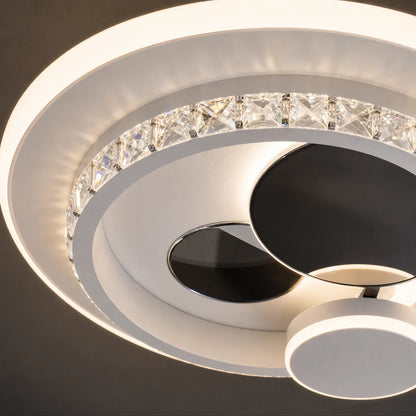 Lustra LED cu cristal HELIOX, 37W, 4 Cercuri, lumina Rece/Calda/Neutra, Negru - 04_LL653-300BK.png