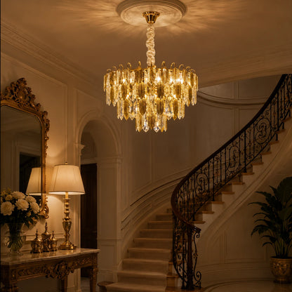 Candelabru Cristal VENARIA 8x E14, Diametru 50cm, Auriu Lucios, Inaltime Reglabil - 05_CC8052-500GD.png