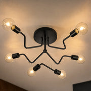 Lustra MODERNIST Hexa 6, 6x E27, Negru, Design Modern - 05_LC360-6BK.png