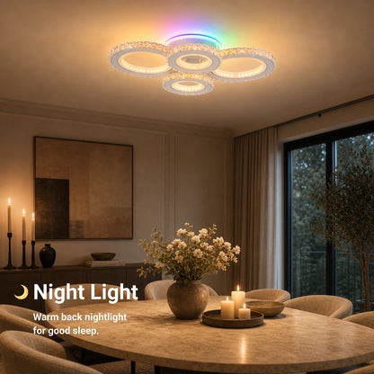 Lustra LED cu telecomanda si cristal NOVA ROTONDA RGB 82W, 4 Cercuri, lumina Rece/Calda/Neutra, Dimabila, Alb - 05_LT073-4WH.png
