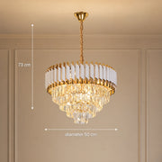 Candelabru Cristal VERSAILLES Eleganza 8x E14, Diametru 50cm, Auriu Lucios si Alb, Inaltime Reglabila - 06_CC900-500WH.png