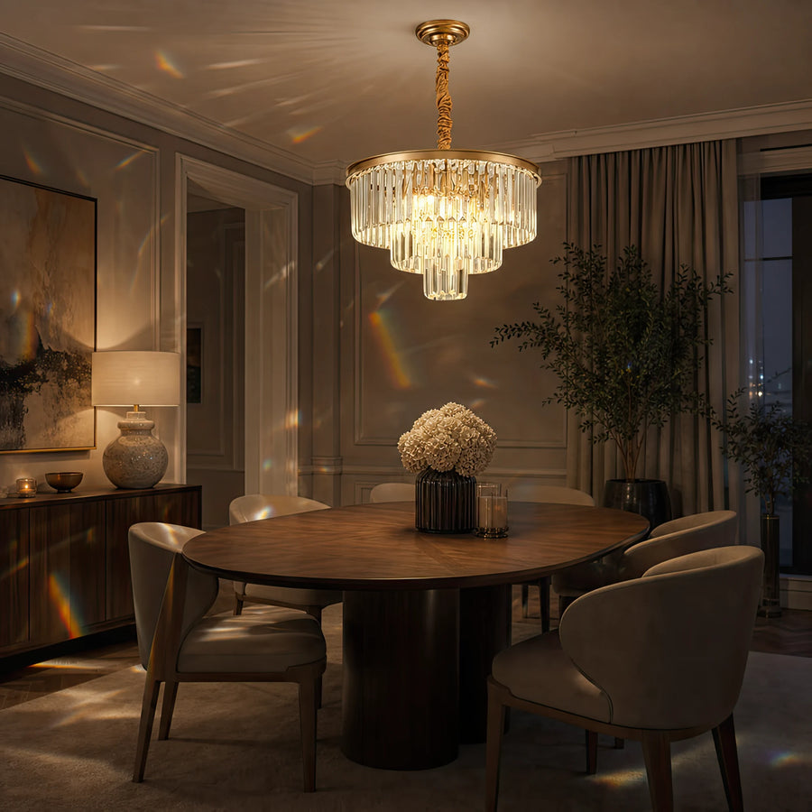 Candelabru Cristal CHAMBORD Petito 3xE14, Diametru 28cm, Auriu Mat - 07_CC930-300GD.png
