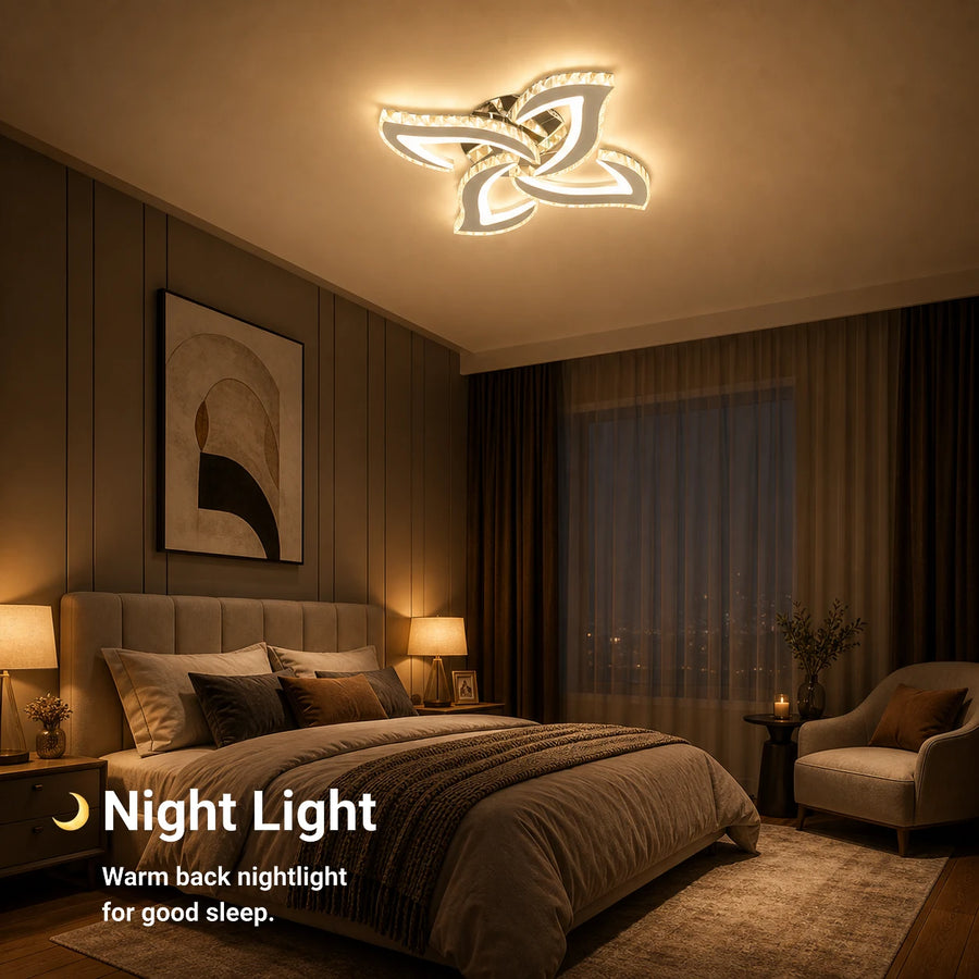 Lustra LED Alejandro cu Telecomanda, 71W, 4 Flori, Lumina Dimabila Rece/Calda/Neutra, Crom - 07_LT071-4CH.png