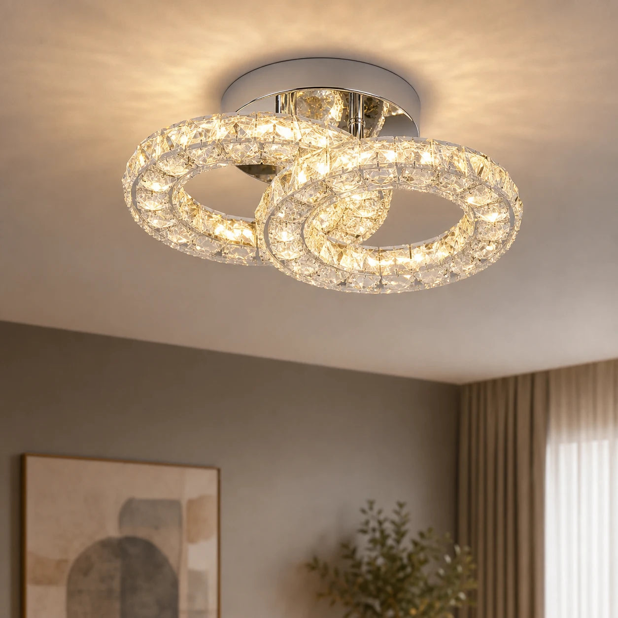 Lustra LED si cristal ZABINA 25W, 2 Cercuri, lumina Rece/Calda/Neutra, Crom Lucios - 08_LT062CR.png