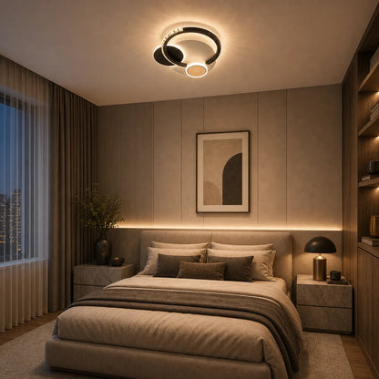 Lustra LED cu cristal PRISMIQ 45W, 3 Cercuri, lumina Rece/Calda/Neutra, Negru - 05_LL654-300BK.png