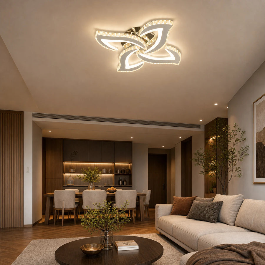 Lustra LED Alejandro cu Telecomanda, 71W, 4 Flori, Lumina Dimabila Rece/Calda/Neutra, Crom - 09_LT071-4CH.png