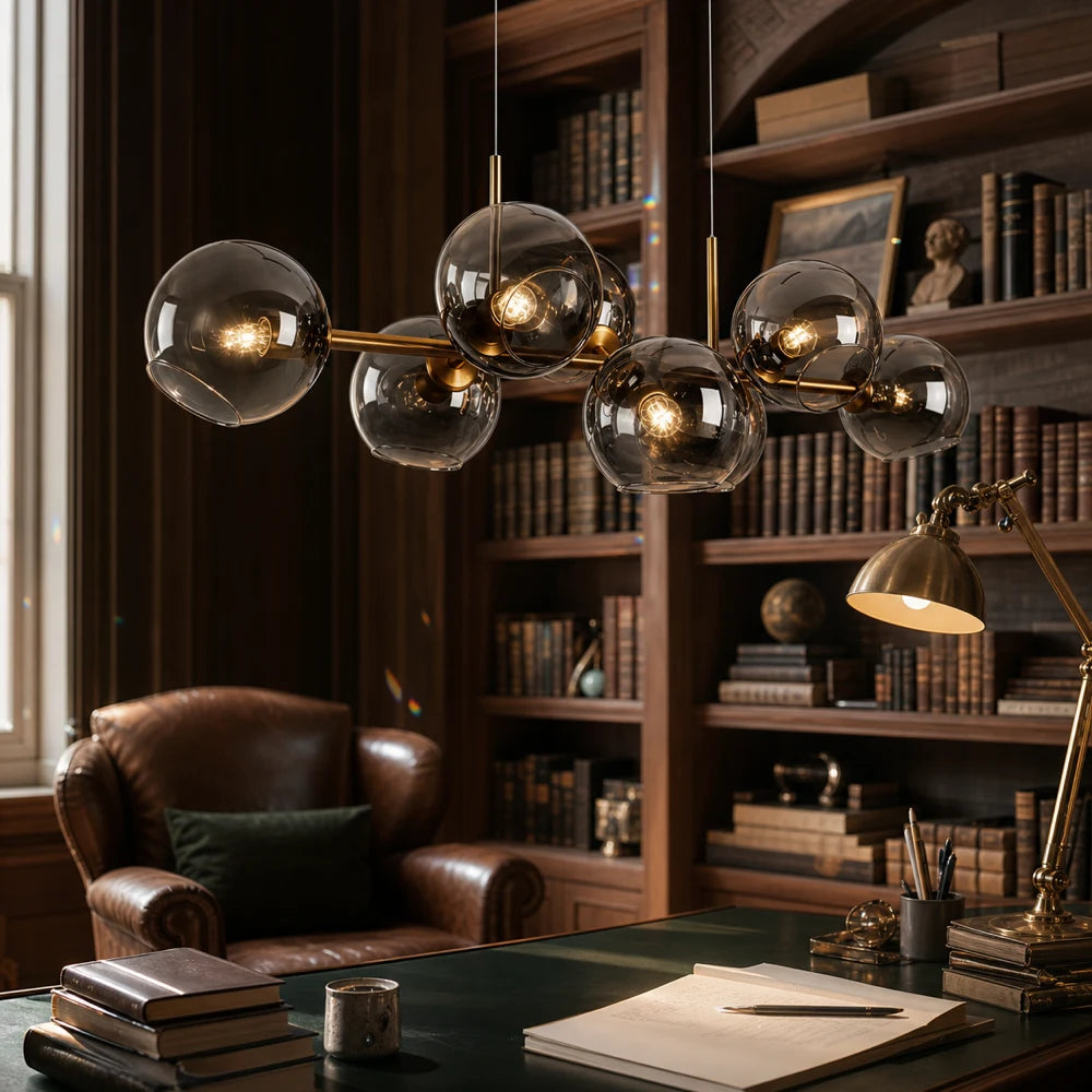 Lustra cu Glob, MODEST Grand, 8xE27, Auriu, Metal - 10_LC809-8.png