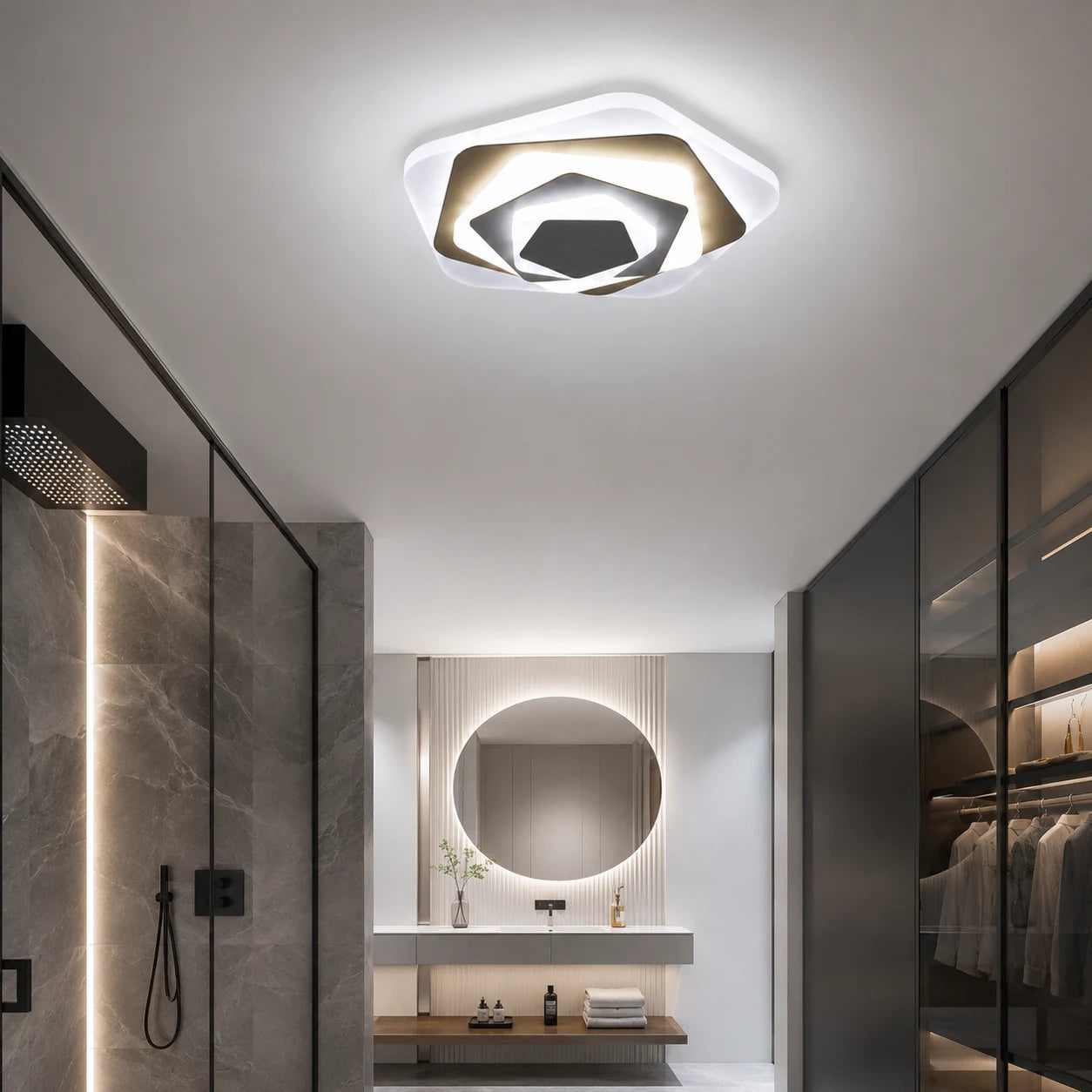Lustra LED SIENA 40W, Diametru 23cm, lumina Rece/Calda/Neutra, Alb - 10_LL660WH.png