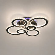 Lustra LED cu telecomanda si cristal NOVA ROTONDA RGB 145W, 6 Cercuri, lumina Rece/Calda/Neutra, Dimabila, Negru - 10_LT073-6BK.png