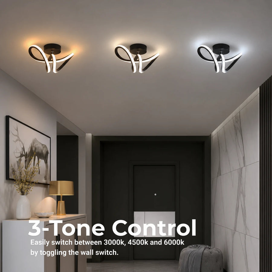 Lustra LED VERTEX Pulse, 13W, Ondulata, Lumina Rece/Calda/Neutra, Negru - 11_LL562BK.png
