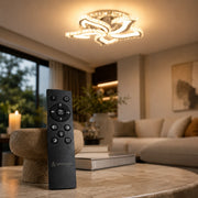 Lustra LED cu telecomanda si cristal Alejandro RGB 88W, 5 Flori, lumina Rece/Calda/Neutra, Dimabila, Crom Lucios - 12_LT071-5.png