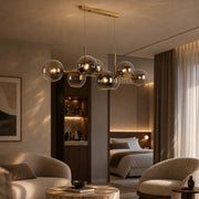 Lustra cu Glob, MODEST Grand, 8xE27, Auriu, Metal - 15_LC809-8.png