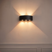 Aplica LED Exterior Ellis, 6W, 6 Surse de lumina, Lumina Calda, Negru Aplice de Exterior Default Title Alessandro Design