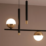Lustra LED suspendata cu telecomanda DAMARA 44W, lumina Rece/Calda/Neutra, Dimabila, Negru, Inaltime Reglabila Lustre LED cu Telecomanda Default Title Alessandro Design