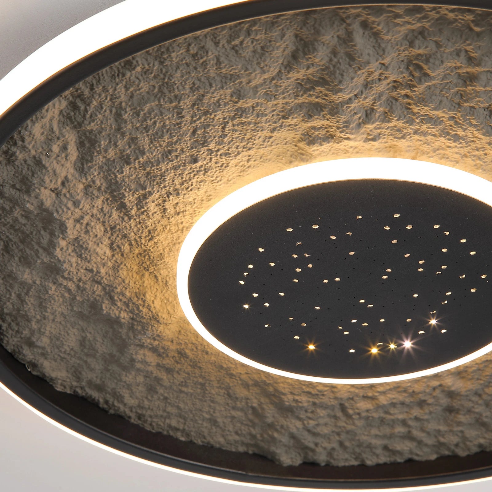 Lustra LED cu telecomandă LT656BK, 3000/4000/6000K, Ø40.5,46W, Negru Lustre LED cu Telecomanda Default Title Alessandro Design