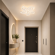 Lustra LED cu telecomanda GLORIOSA 95W, 5 Petale, lumina Rece/Calda/Neutra, Dimabila, Alb Lustre LED cu Telecomanda Default Title Alessandro Design
