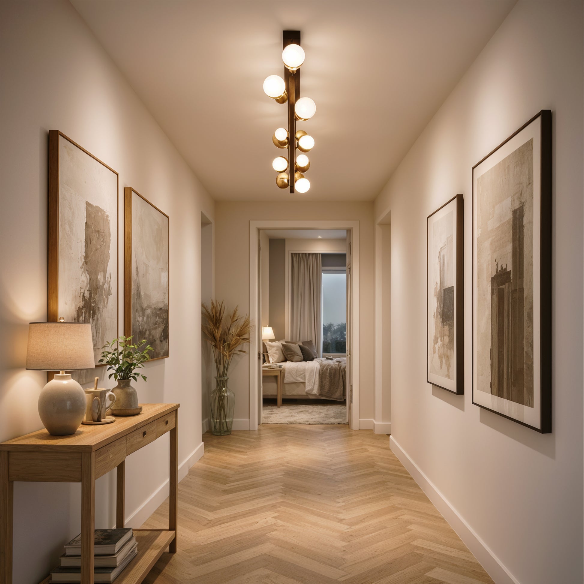 Lustră Suspendată LED Acril Aurion 29W cu Telecomandă, Dimabilă, Negru Auriu, Metal și Acril Lustre LED cu Telecomanda Default Title Alessandro Design