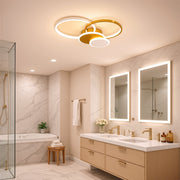 Lustra LED cu telecomanda KILLIAN 80W, 4 Cercuri, lumina Rece/Calda/Neutra, Dimabila, Auriu Lustre LED cu Telecomanda Default Title Alessandro Design