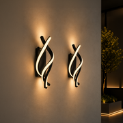 Reid 13W LED nástenné svetlo, studené/teplé/neutrálne svetlo, čierne Vnútorné nástenné svietidlá Predvolený názov Alessandro Design
