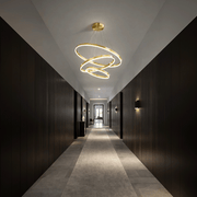 Lustra LED suspendata cu telecomanda ELIZABETH, 85W, 3 Cercuri, lumina Rece/Calda/Neutra, Dimabila, Auriu Lucios, Inaltime Reglabila Lustre LED cu Telecomanda Default Title Alessandro Design