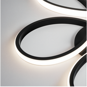 Lustra LED cu telecomanda HELIX 63W, lumina Rece/Calda/Neutra, Dimabila, Negru Lustre LED cu Telecomanda Default Title Alessandro Design