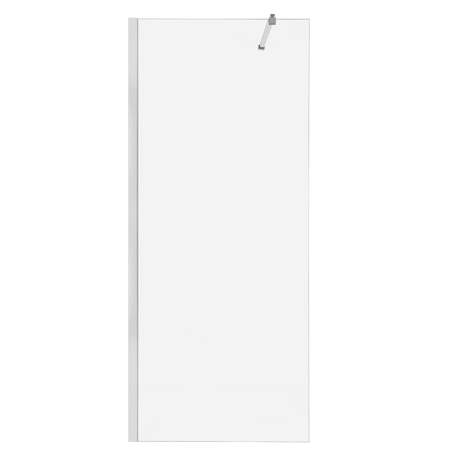 Paravan duș Walk-In 90x195 cm, sticlă securizată 8 mm, transparentă, profil metalic rezistent Dus Walk-in Default Title Alessandro Design