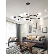 Lustra Architek Nona, 9x E27, Negru, Metal Lustre Industrial Default Title Alessandro Design