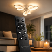 Lustra LED cu telecomanda BLOSSOM 40W, 3 Petale, lumina Rece/Calda/Neutra, Dimabila, Alb Lustre LED cu Telecomanda Default Title Alessandro Design