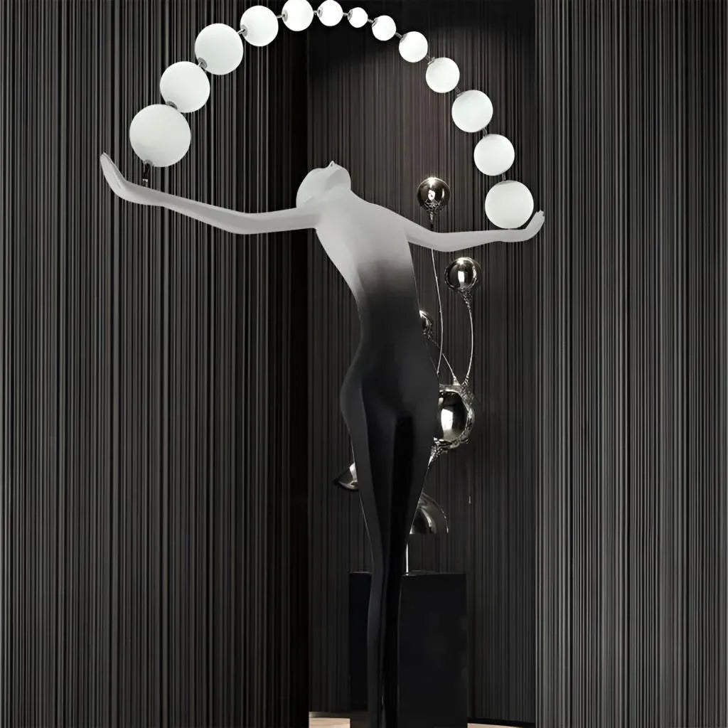 Lampadar Amato LED 24W 4000K Metal Negru Veioze & Lampadare Default Title Alessandro Design
