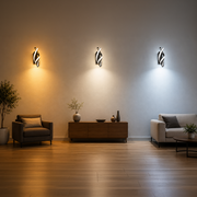 Reid 13W LED nástenné svetlo, studené/teplé/neutrálne svetlo, čierne Vnútorné nástenné svietidlá Predvolený názov Alessandro Design