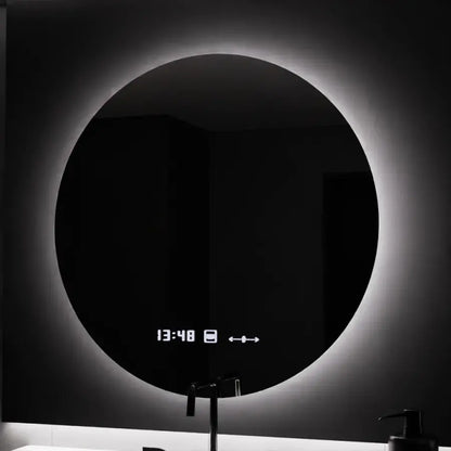 Oglinda LED Rotunda, 70cm, Serenite MotionGlow Marcello, Sistem Dezaburire, Ceas & Termometru, Dimabila Oglinzi Marcello Default Title Alessandro Design