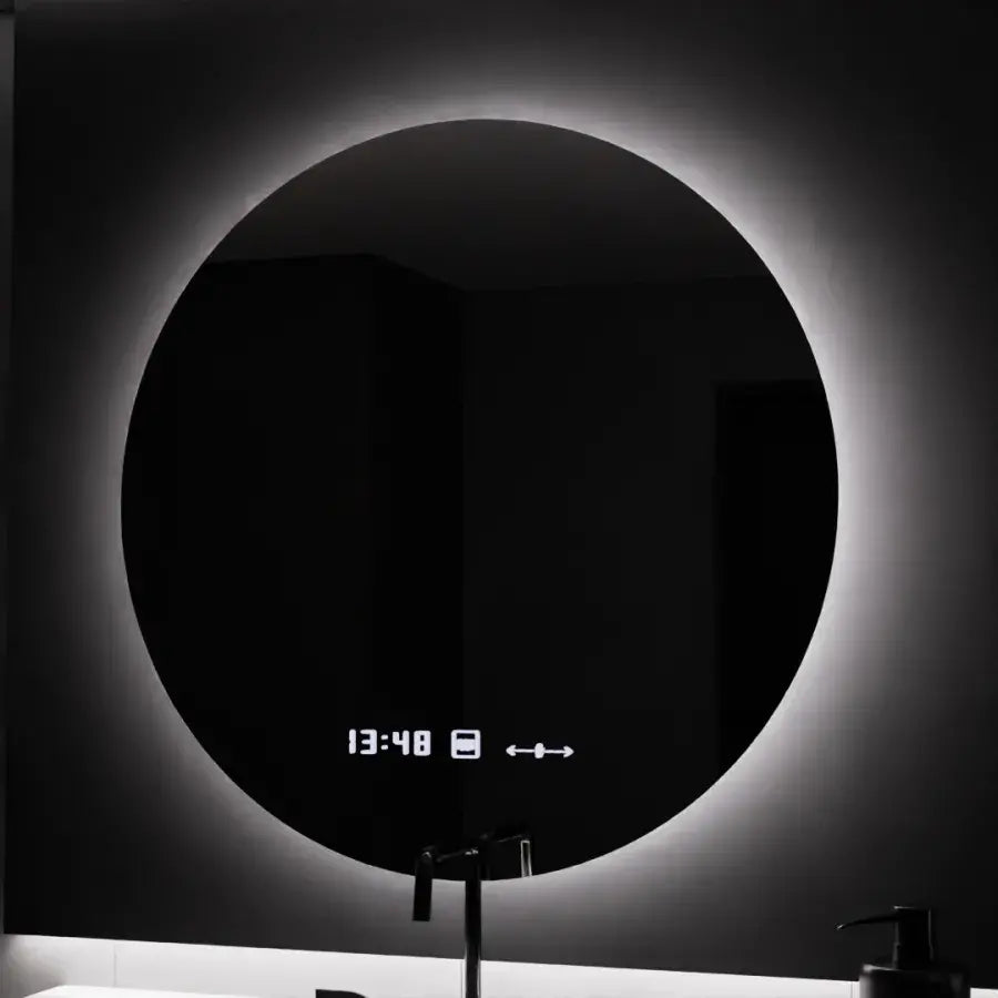 Oglinda LED Rotunda, 70cm, Serenite MotionGlow Marcello, Sistem Dezaburire, Ceas & Termometru, Dimabila Oglinzi Marcello Default Title Alessandro Design