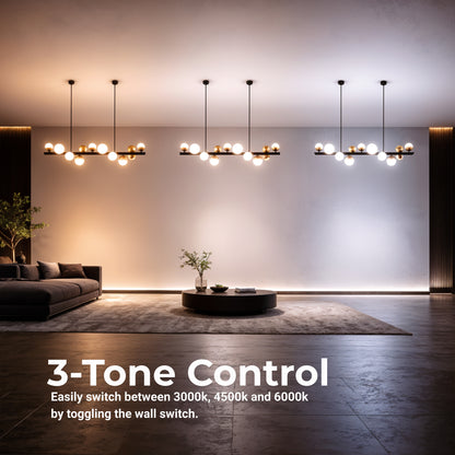 Lustră Suspendată LED Acril Aurion 29W cu Telecomandă, Dimabilă, Negru Auriu, Metal și Acril Lustre LED cu Telecomanda Default Title Alessandro Design