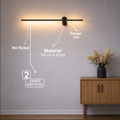 Aplica LED Angelique 24W Alb Negru Aplice de Interior Default Title Alessandro Design