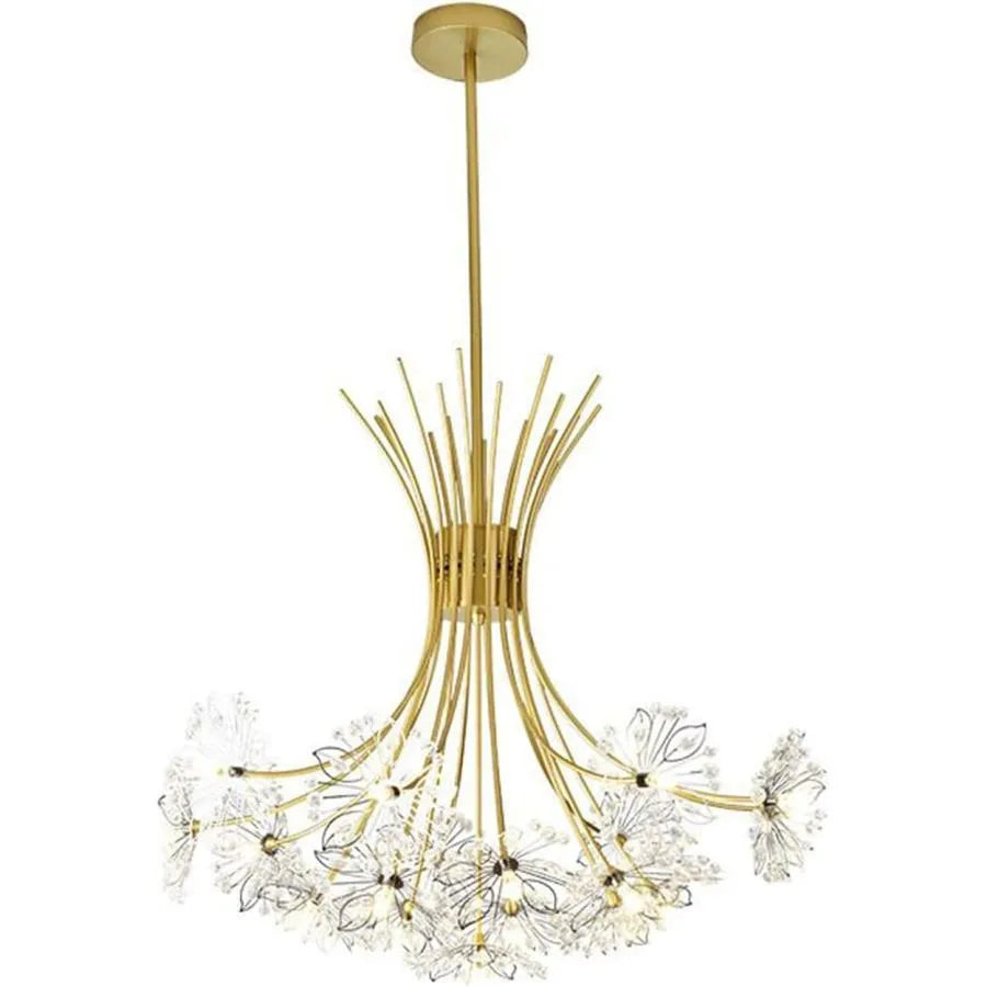 Candelabru Cristal Petito, 12XG4,Auriu, Diametru 52cm Candelabre Cristal Default Title Alessandro Design