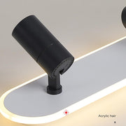 Lustra LED cu Proiector Reglabil FISSO Camilla 70W, lumina Rece/Calda/Neutra, Negru Lustre LED Default Title Alessandro Design