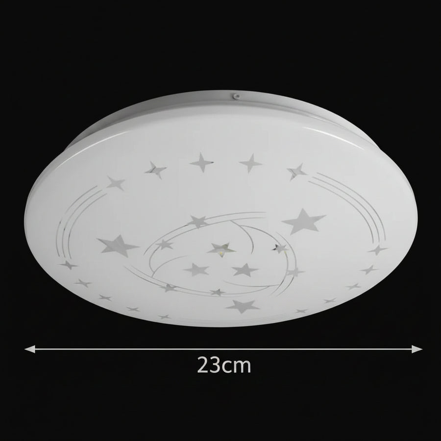 Plafonieră LED Stele 23 cm, 22W, 3000K / 4000K / 6000K, Alb, Metal si Acril Plafoniere LED Default Title Alessandro Design