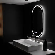 Oglinda LED Ovala, 60x80cm, Eminence MotionGlow Marcello, Sistem Dezaburire, Ceas & Termometru, Dimabila Oglinzi Marcello Default Title Alessandro Design