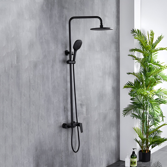 Sprchový stĺp, sanitárna mosadz, čierna, 9960H Batérie a sprchové stĺpy Predvolený názov Alessandro Design