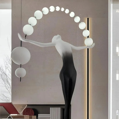 Lampadar Amato LED 24W 4000K Metal Negru Veioze & Lampadare Default Title Alessandro Design